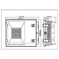 Ip65 led flood light 200w ETL DLC SAA approuvé 200w led flood lighting